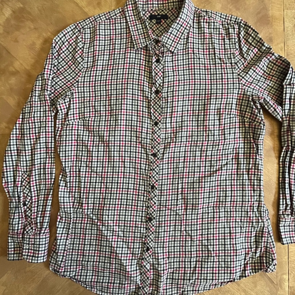 GAP Plaid Flannel Shirt | Size L